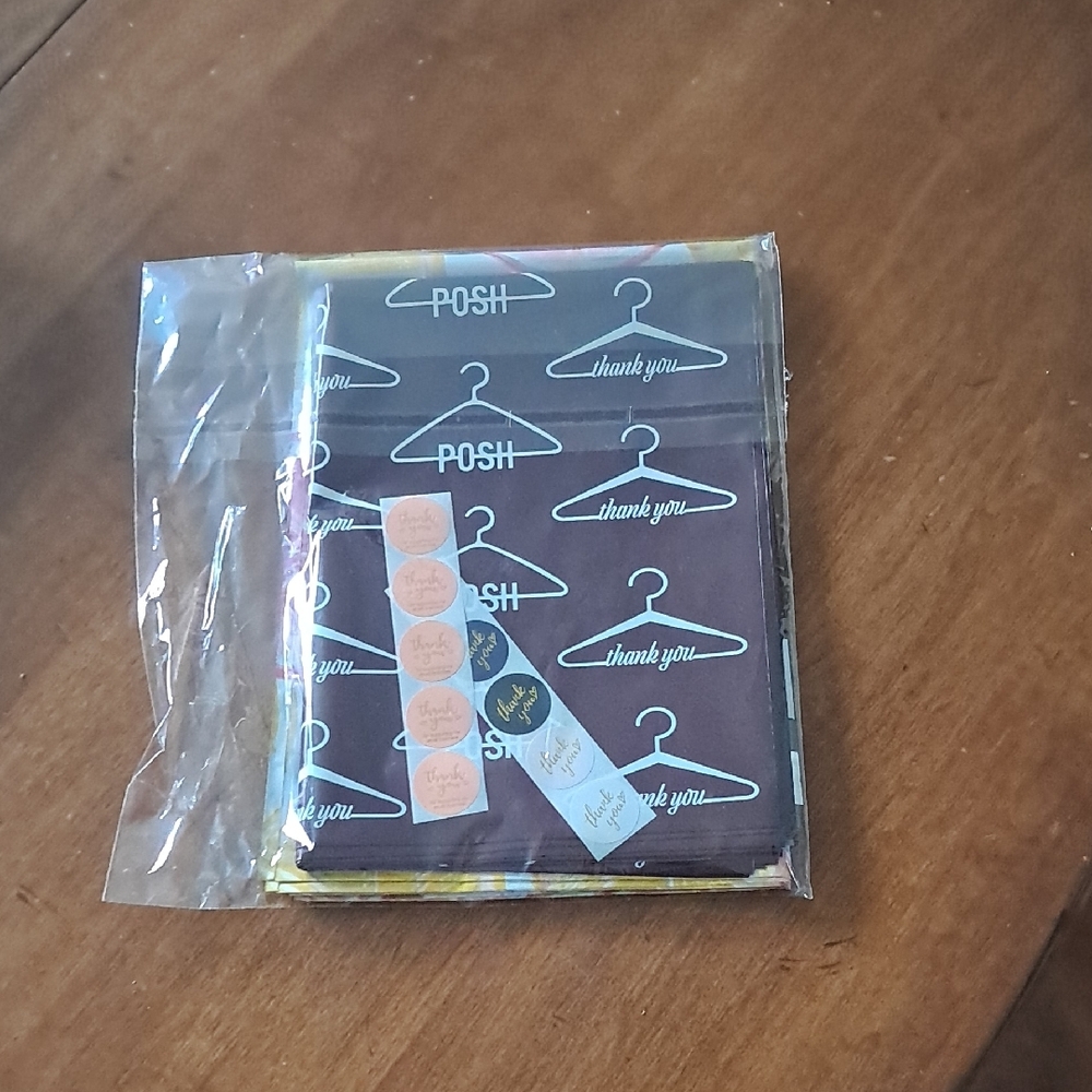 20pk Polymailers With Stickers